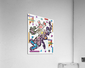 SLOPPY BUNNY  Acrylic Print