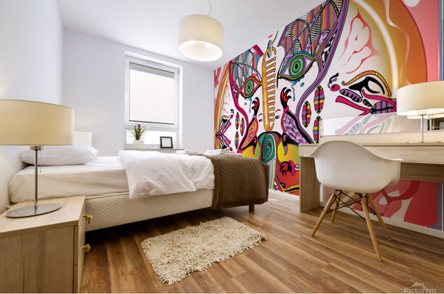 Butterfly Jamboree  Mural print
