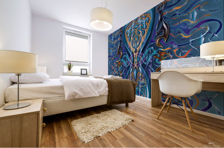 Clocking Vibrations Mural print