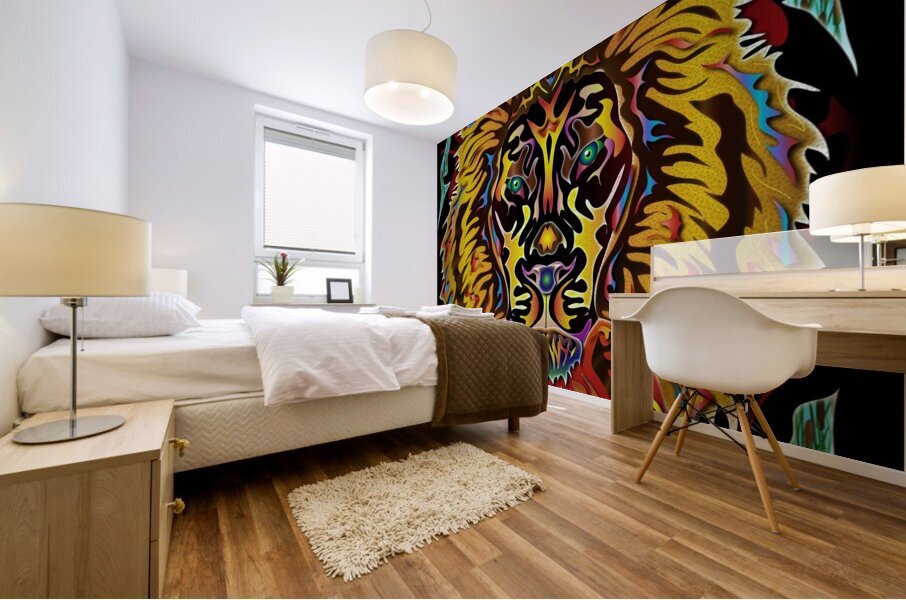 Lions Den Mural print