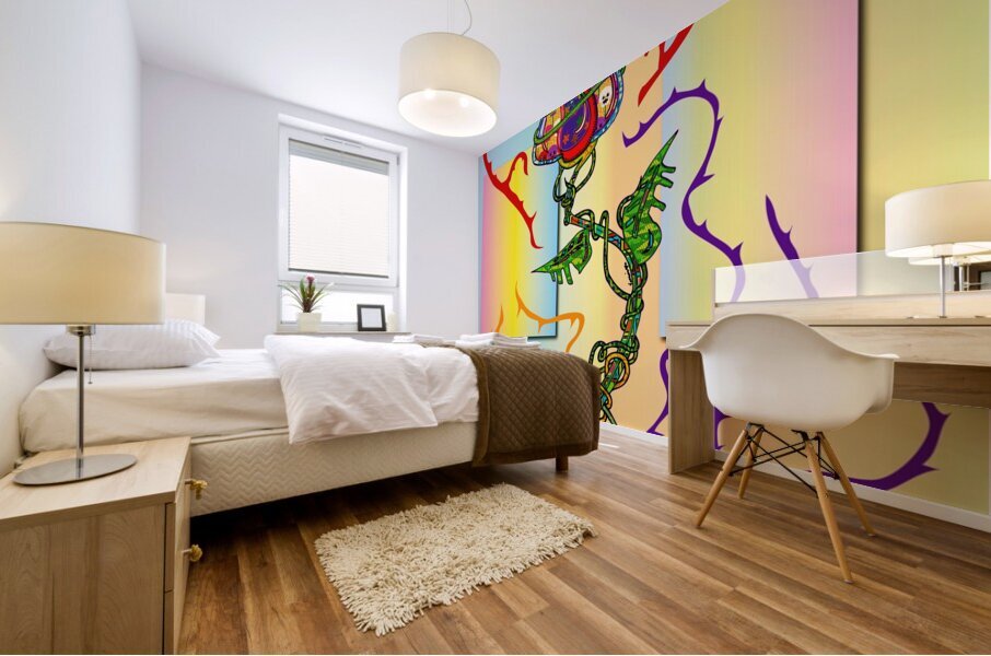 Rosealini Mural print