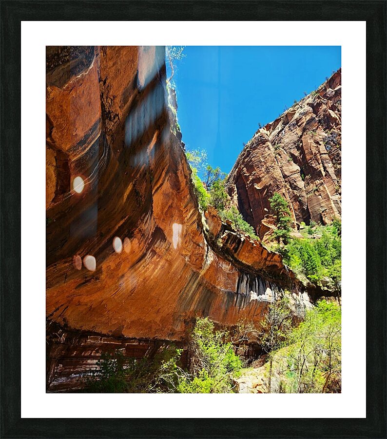 Mountain Dip Picture Frame print