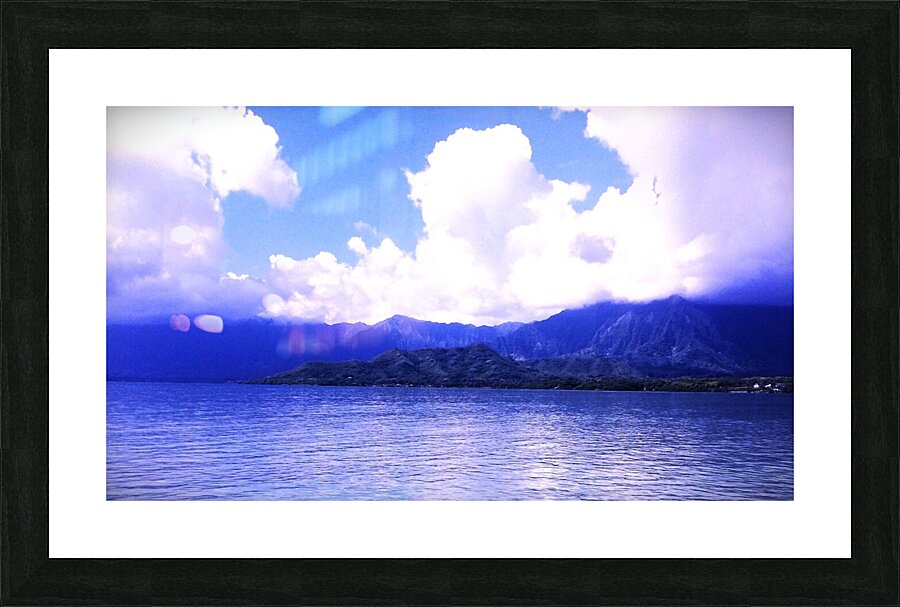 Blue Paradise Picture Frame print