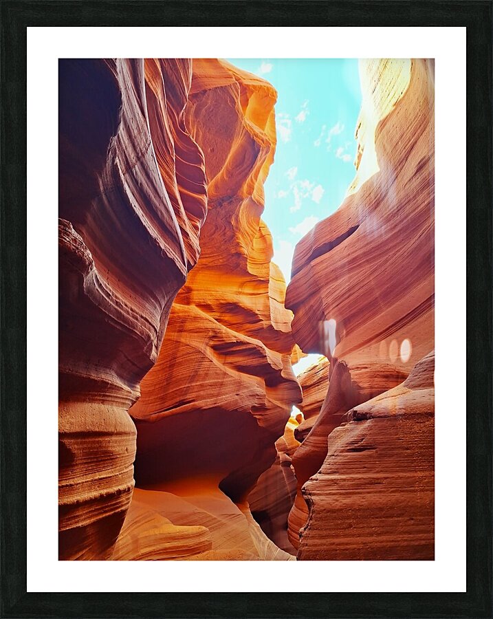 Peeking Sky Picture Frame print