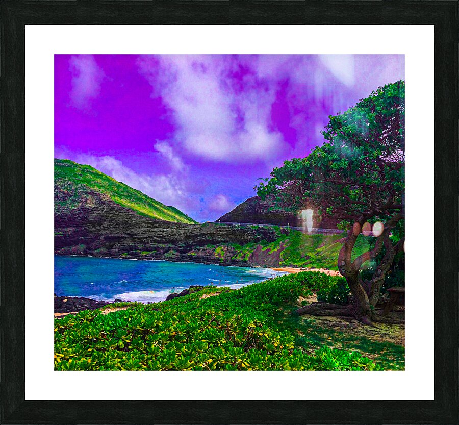 Purple Hill Monastery Picture Frame print