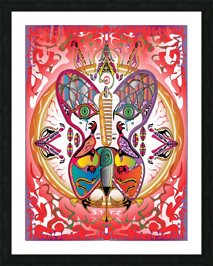 Butterfly Jamboree  Picture Frame print