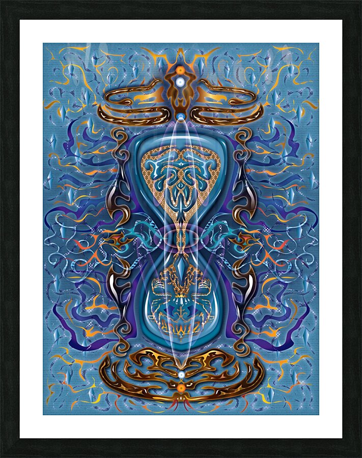Clocking Vibrations Picture Frame print
