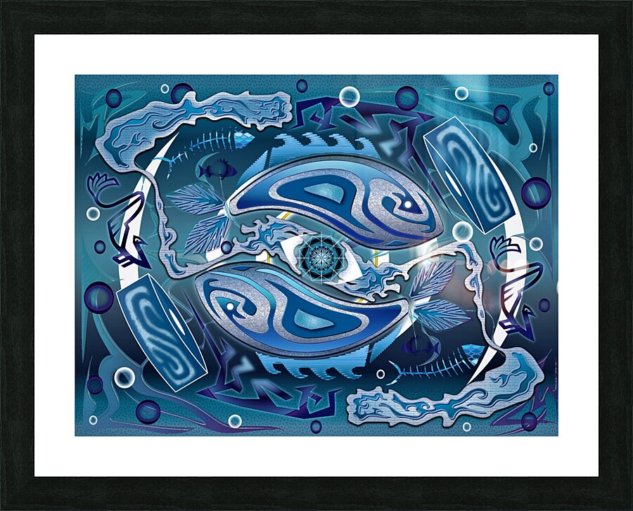 WATER LIFE CYCLE  Picture Frame print