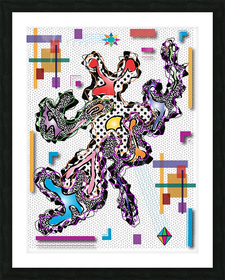 SLOPPY BUNNY  Picture Frame print