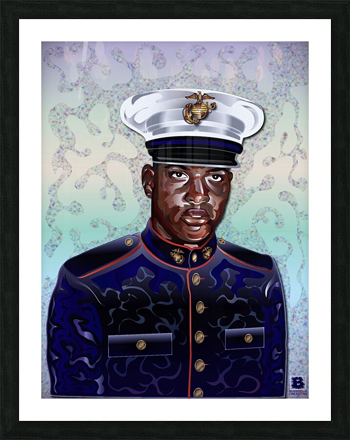 Honorable Soldier  Picture Frame print
