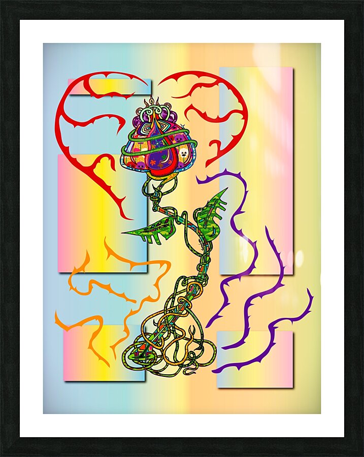 Rosealini Picture Frame print