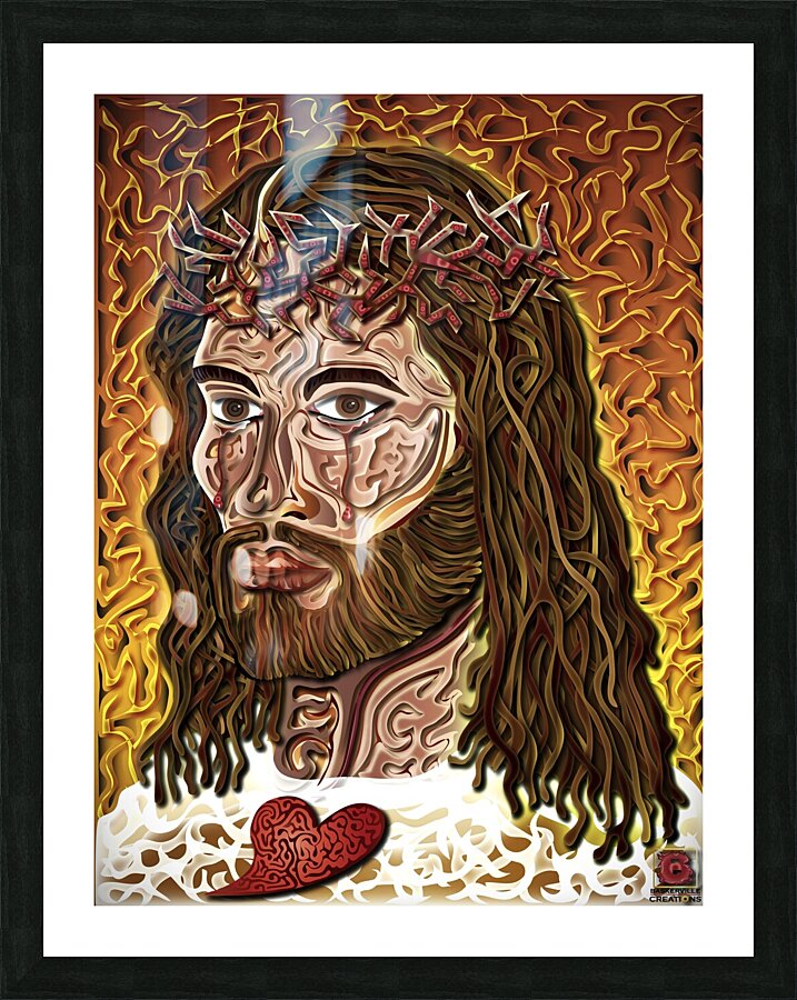 Vanjesus Picture Frame print