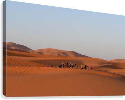 Merzouga sunrise Canvas Print