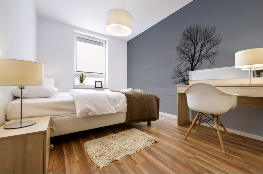 Marche hivernale Mural print