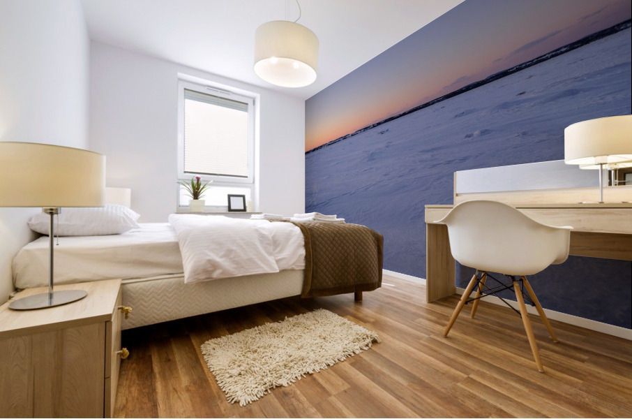 Heure bleue Mural print