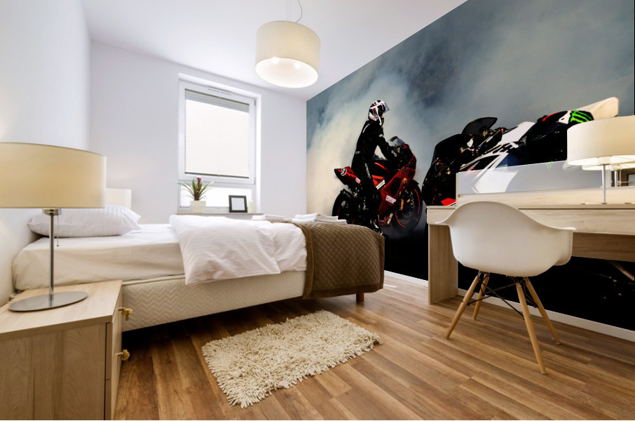 Holy smoke Mural print