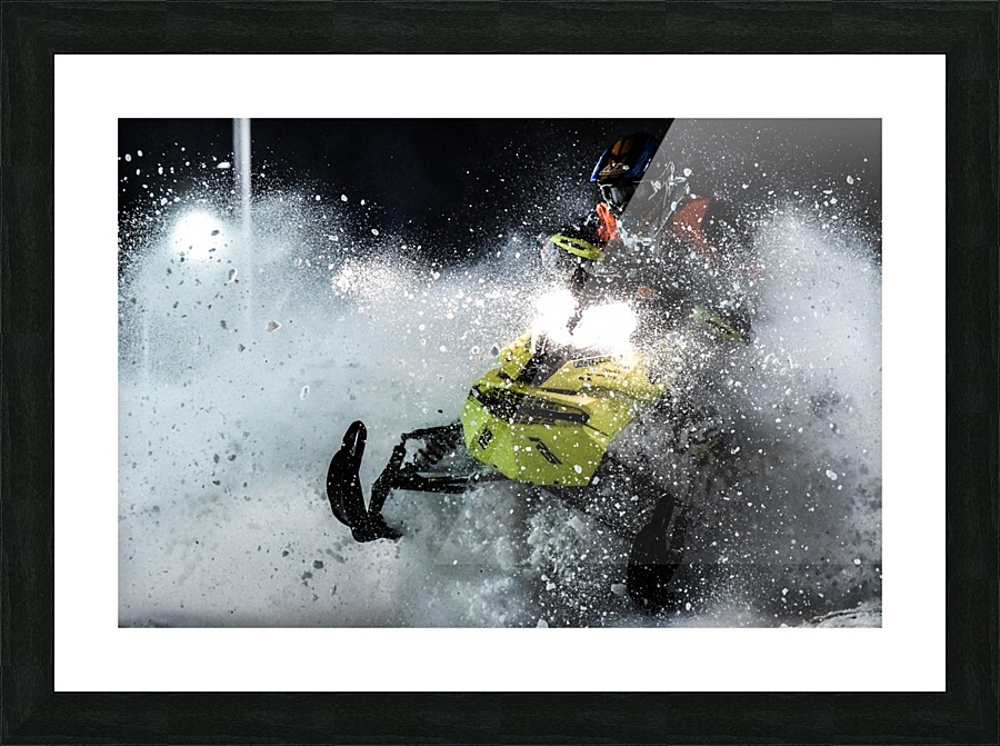 Chez nous c’est Ski-doo  Picture Frame print