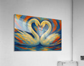 swans Acrylic Print