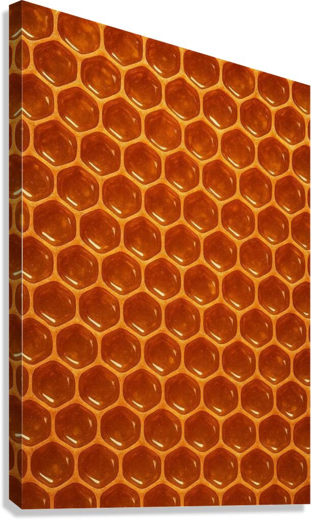 honeycomb BIG Canvas Print