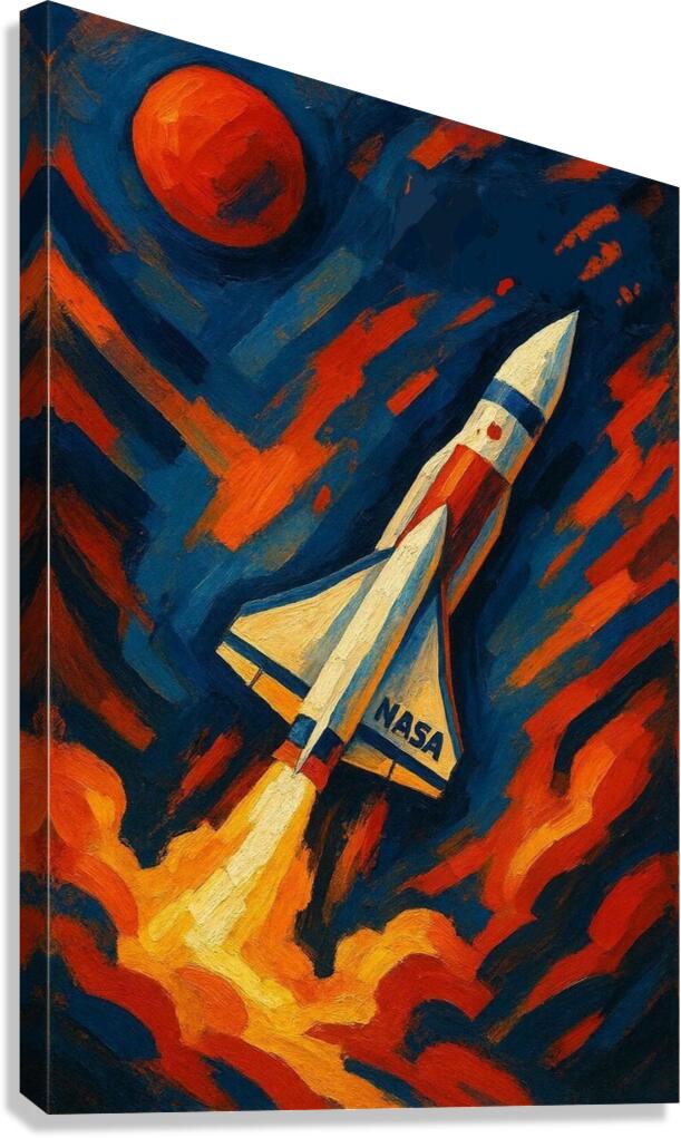 NASA Mars Canvas Print