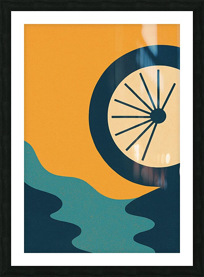 CLOCK FUTURE Picture Frame print
