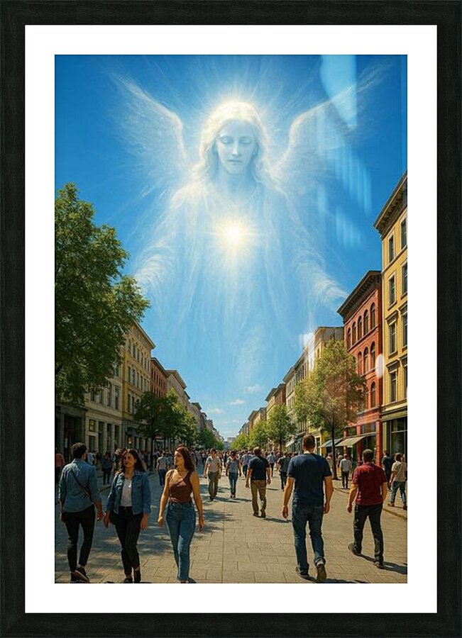 God City Picture Frame print
