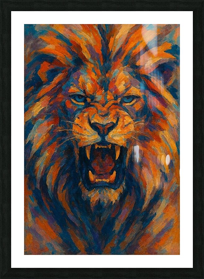 LION Picture Frame print