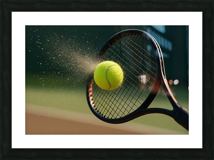Tennis Picture Frame print