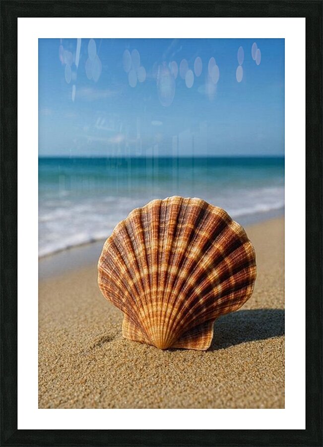 Sea Shell Picture Frame print