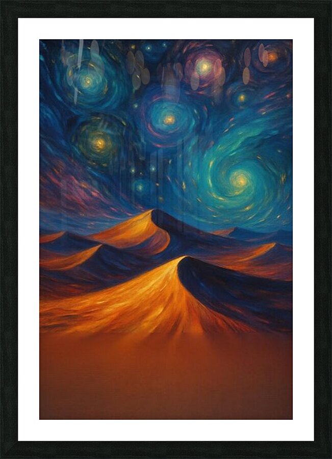 Sahara Night Picture Frame print