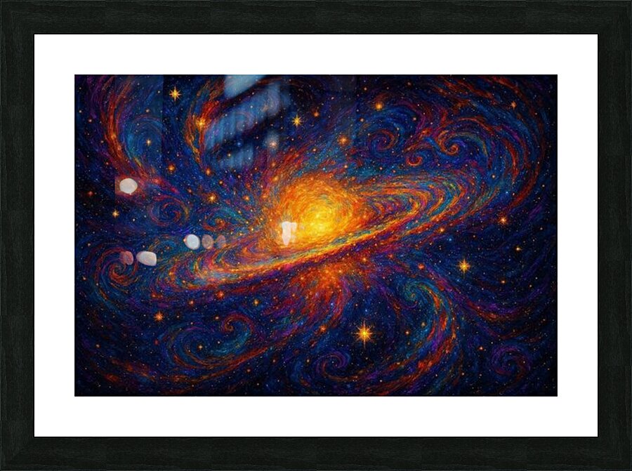 Sombrero Galaxy Picture Frame print