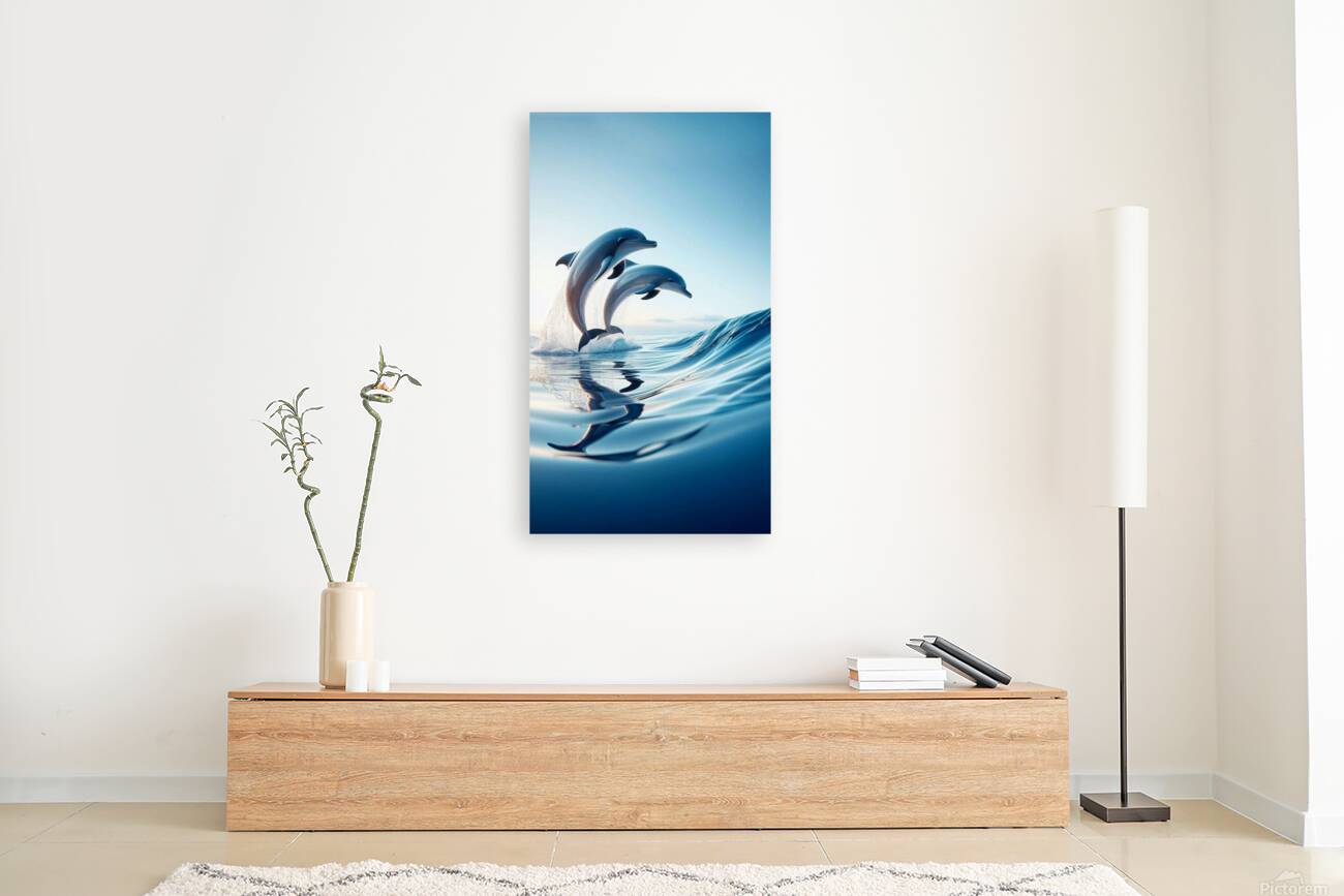 Dolphins Surfing Reproduction
