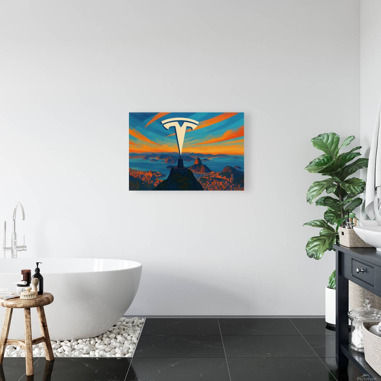 Tesla Mountain Reproduction
