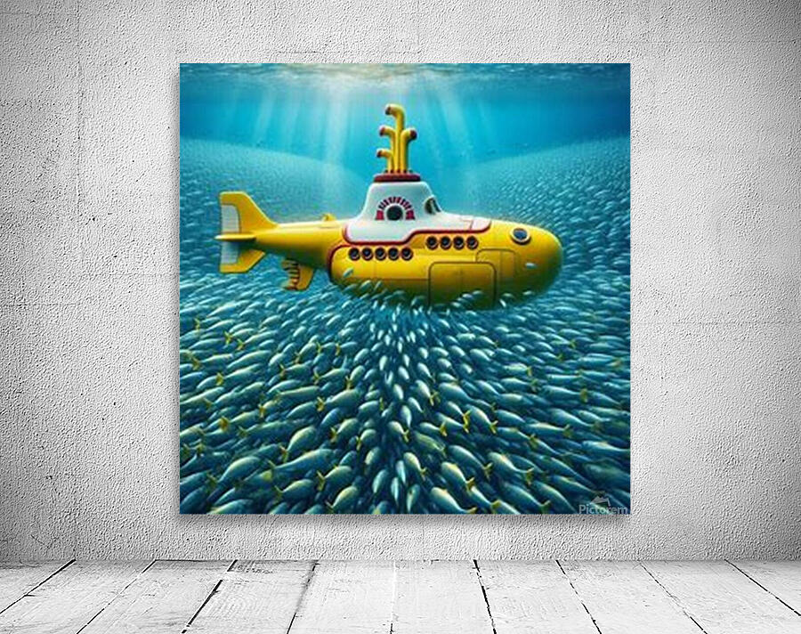 Yellow Submarine Wall Preview