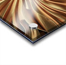 Gold satin background Acrylic print