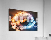 Abstract bokeh lights background Acrylic Print