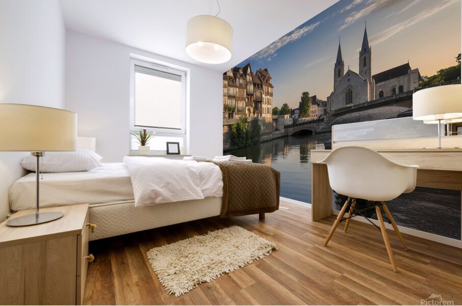 Artistic wall background Mural print