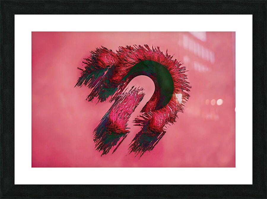 Abstract solid color red background texture photo Picture Frame print