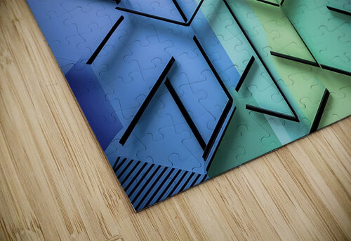 Geometric abstract background with simple hexagonal elements Lupu Andrei puzzle