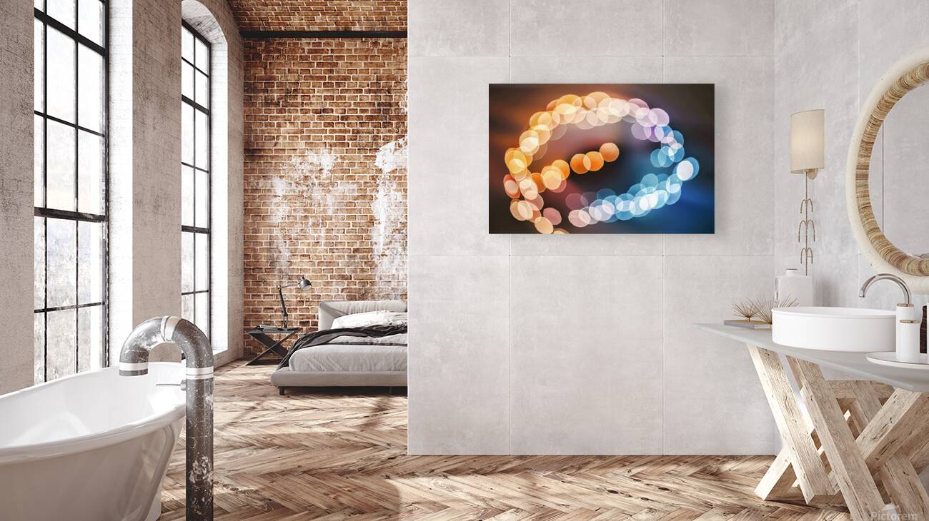 Abstract bokeh lights background Reproduction