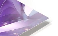 Triangle abstract background. Violet and lilac background 3d rendering HD Metal print