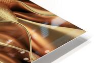Gold satin background HD Metal print