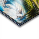 Capture a breathtaking panoramic view of a vast montain Acrylic print