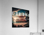 A Mid Century Modern Beachfront Haven Acrylic Print