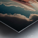 A Mid Century Modern Beachfront Haven Metal print