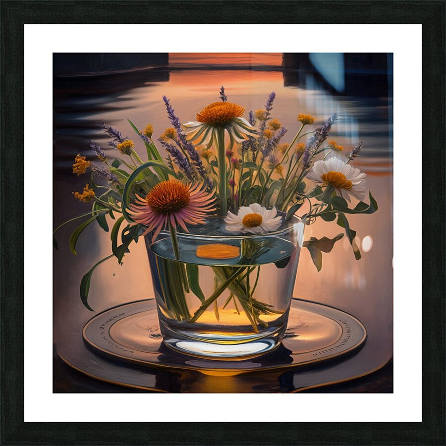 Herbal Elixir at Sunset Picture Frame print