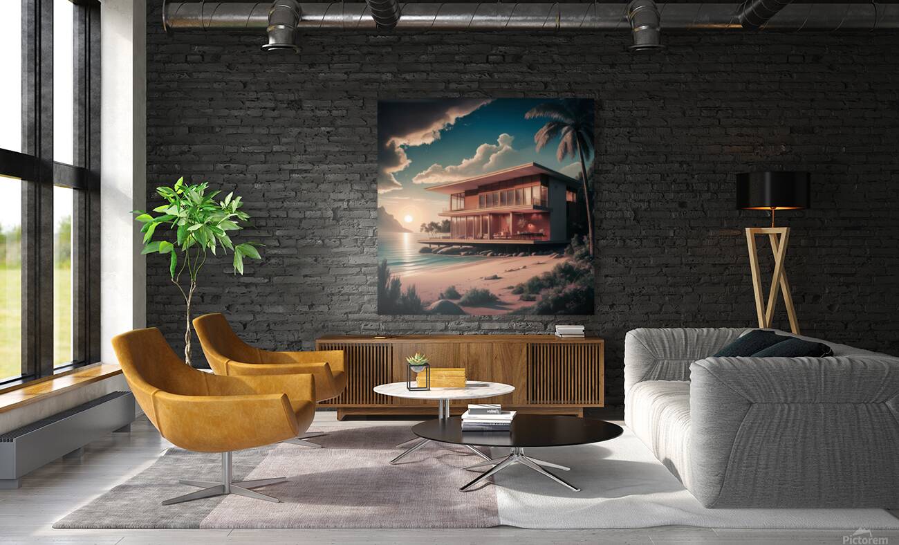 A Mid Century Modern Beachfront Haven Reproduction