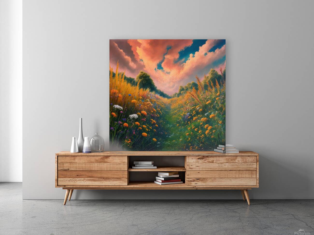 Vibrant Meadow Dreamscape Reproduction