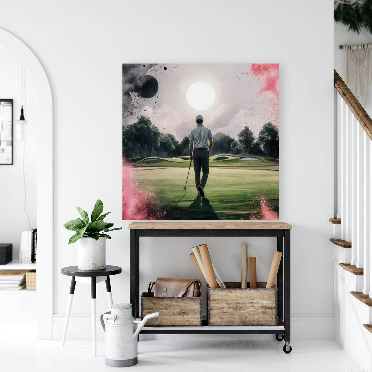 Ethereal Day on the Green Reproduction