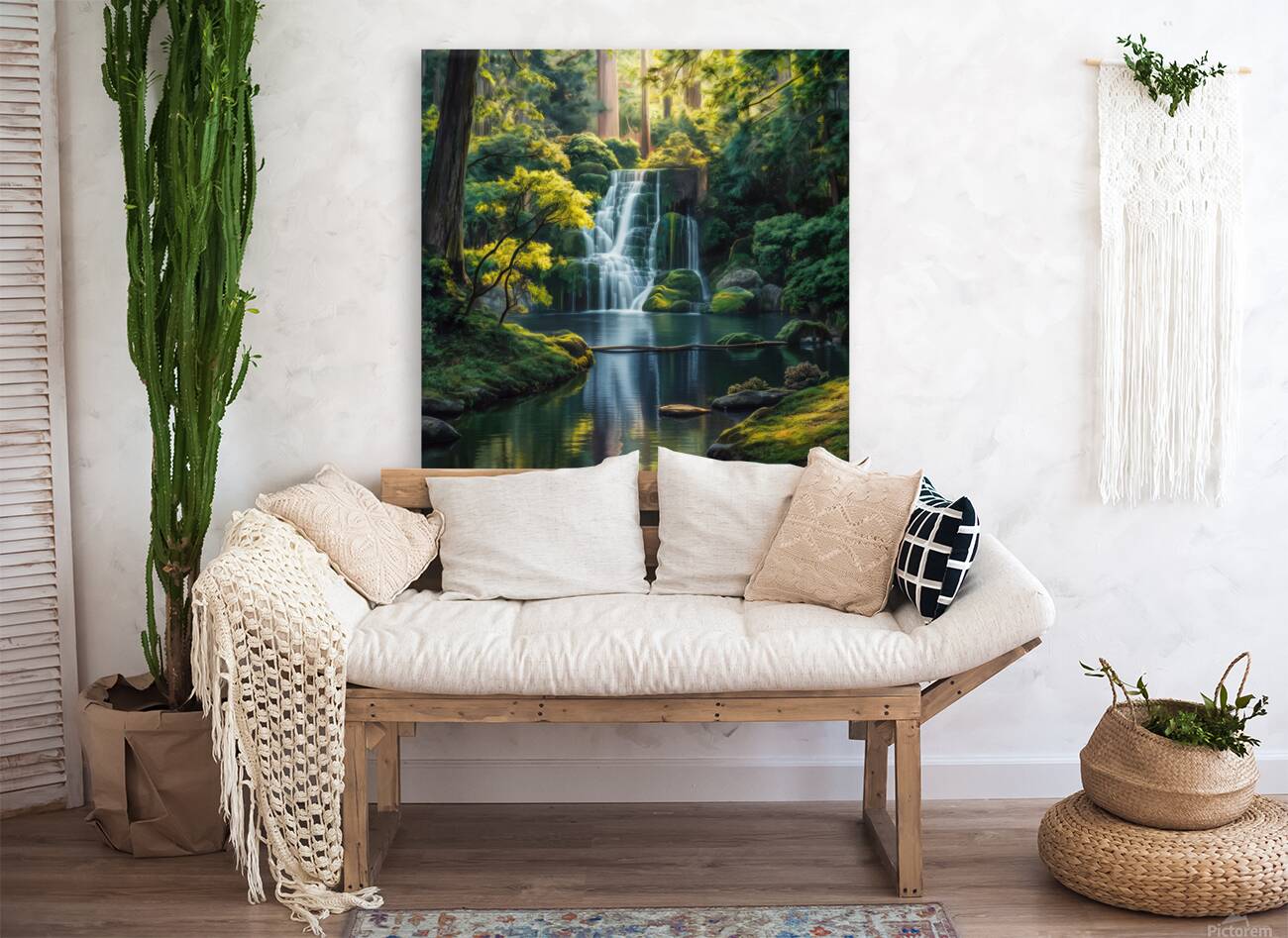 Tranquil Cascade Reproduction